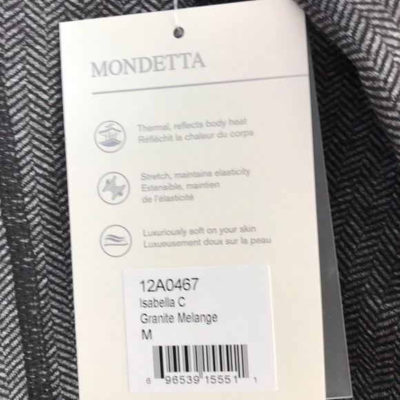 Fleece gray jacket with thumb holes! - Picture 3 of 6